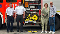 Skrupellose Diebe – Feuerwehrleute aus Baden-Baden und Hügelsheim helfen sich 