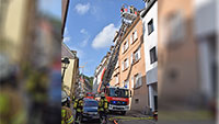 Feuer in Baden-Badener Innenstadt – Feuerwehr schnell zur Stelle