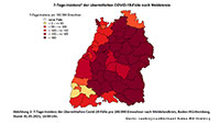 Baden-Baden vor Schulöffnung im Laufe der nächsten Woche – 7-Tage-Inzidenz sinkt deutlich auf 119,3 – Auch Landkreis Rastatt bleibt unter Grenzwert 165