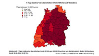 Heidelberg löst morgen die Bundesnotbremse – Baden-Baden zum vierten Mal in Folge unter 165 – Landkreis Rastatt mit 162,5 leicht verbessert