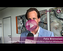 Neuer kaufmännischer Geschäftsführer Klinikum im goodnews4-VIDEO-Interview | Felix Brenneisen