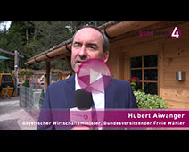 Hubert Aiwanger eröffnet Landtagswahlkampf in Baden-Baden
