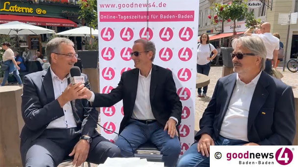 Aufzeichnung „goodnews4 Live-Duell“ vom Samstag, 25. Mai 2024 – Mit Baden-Badener FDP-Fraktionschef Pilarski und Freie-Wähler-Chef Schwellinger